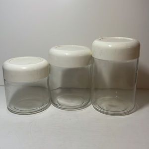 Vintage Heller Jar Set glass